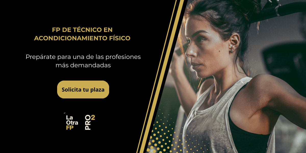 ¿Qué es TSAF? Todo lo que necesitas saber sobre el Técnico Superior en Acondicionamiento físico 1 Banner mujer entrenando