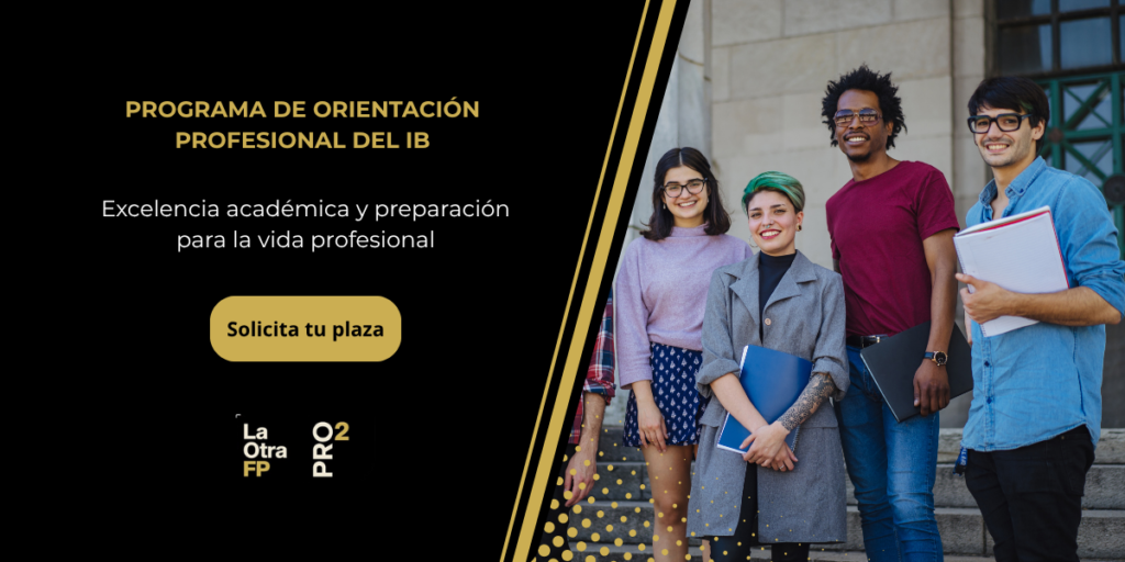 VENTAJAS DEL PROGRAMA DE ORIENTACIÓN PROFESIONAL DEL IB 1 Banner alargado POP