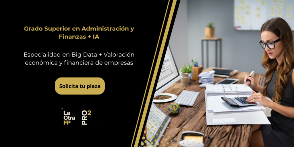 Banner articulo PRO2FP Grado Superior en Administracion y Finanzas IA