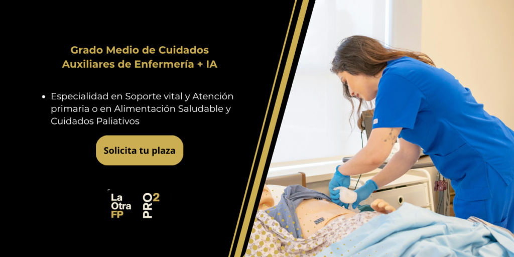 Banner articulo PRO2FP Grado Medio de Cuidados Auxiliares de Enfermeria IA