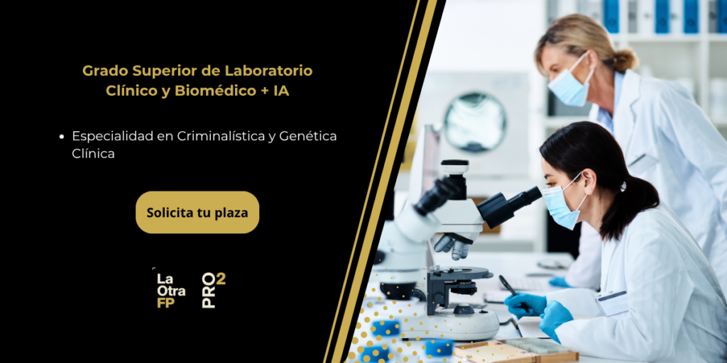 Banner articulo PRO2FP Grado Superior de Laboratorio Clinico y Biomedico IA